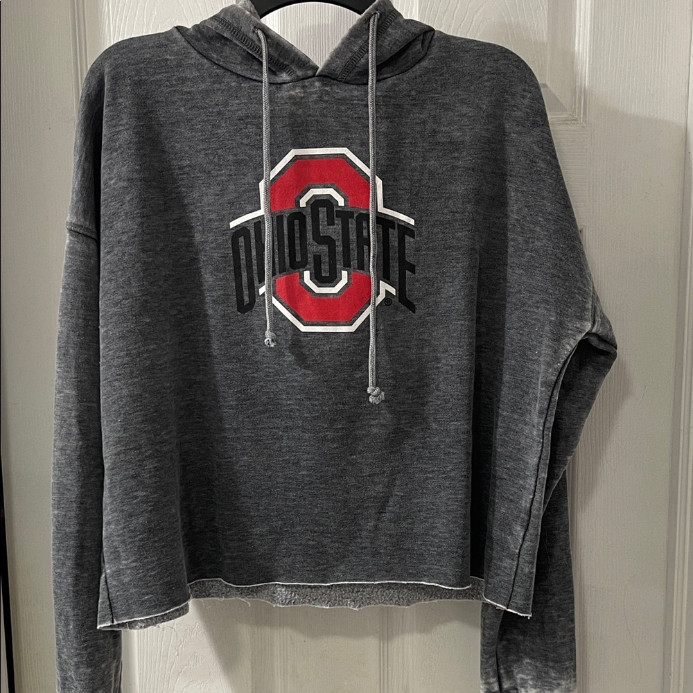 Ohio State Women's Gray Hoodie Sweater